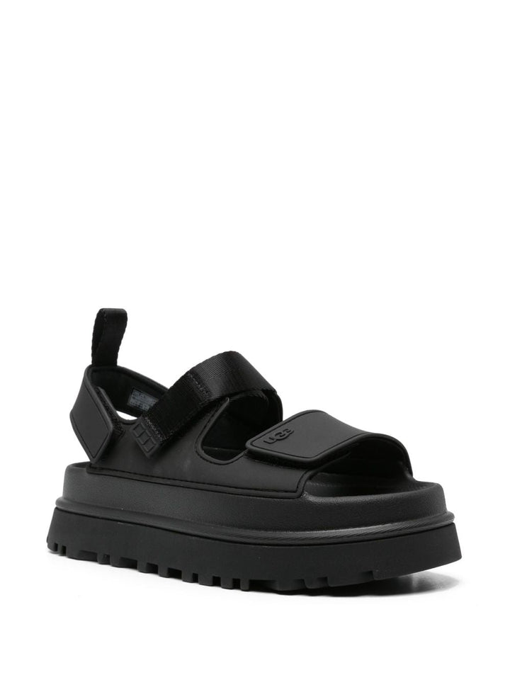 UGG - sandales Golden Glow à fermeture scratch noir - Lothaire