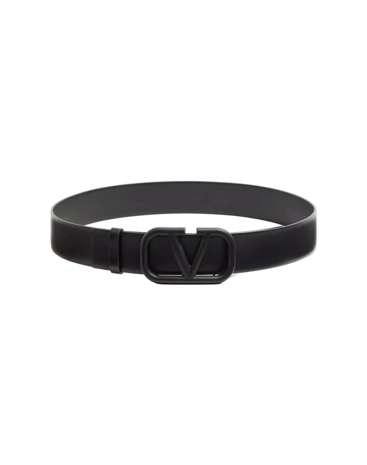 VALENTINO - Ceinture Vlogo Signature Marron - Lothaire