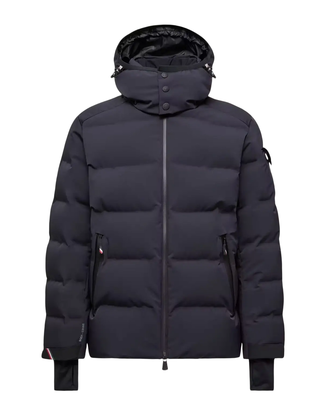 MONCLER - Veste de Ski Montgetech à Capuche Bleu Marine