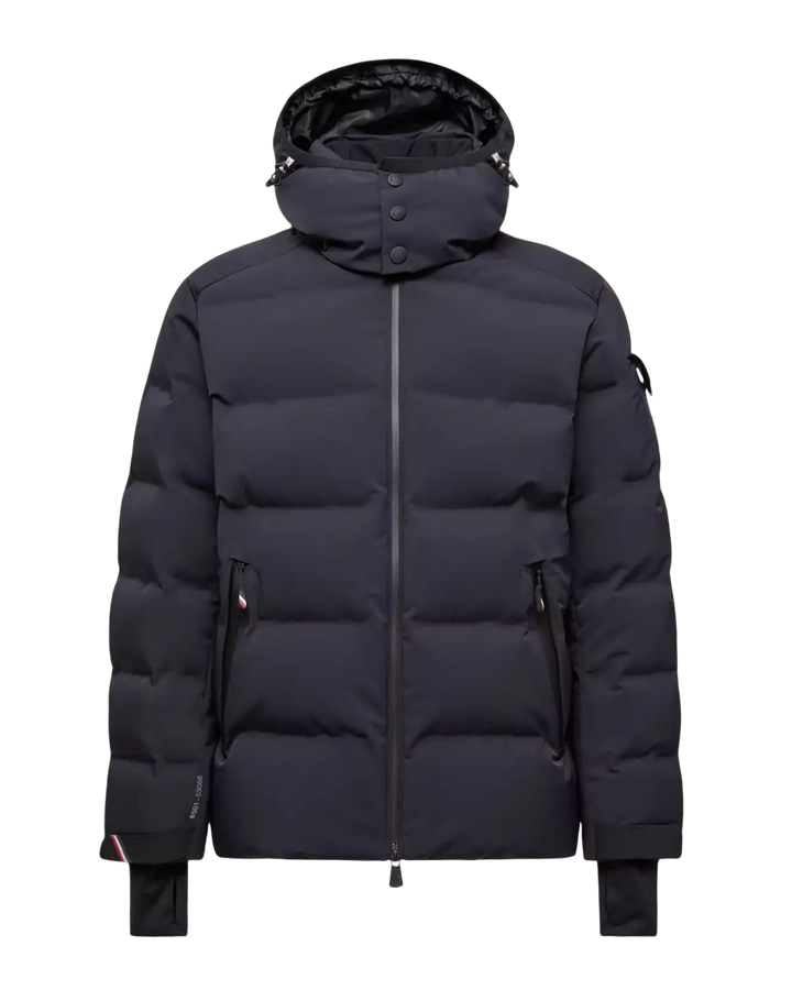 MONCLER - Veste de Ski Montgetech à Capuche Bleu Marine