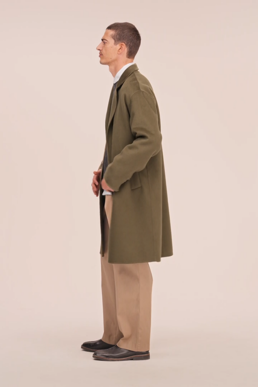 NN.07 - Pantalon Robin à pinces Marron argile