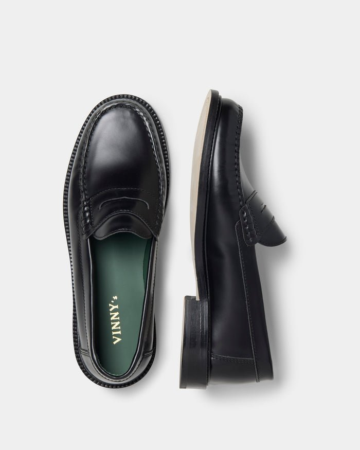 VINNY'S - Yardee Moccasin Loafer Noir - Lothaire