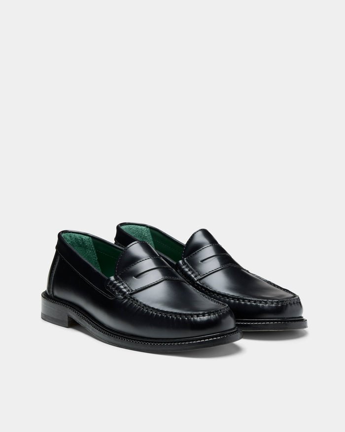 VINNY'S - Yardee Moccasin Loafer Noir - Lothaire
