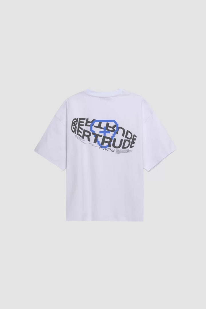 GERTRUDE - T-shirt Zackbrand à coupe ample Blanc