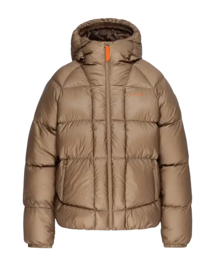 GERTRUDE - Doudoune Zaza en ripstop fin Marron taupe