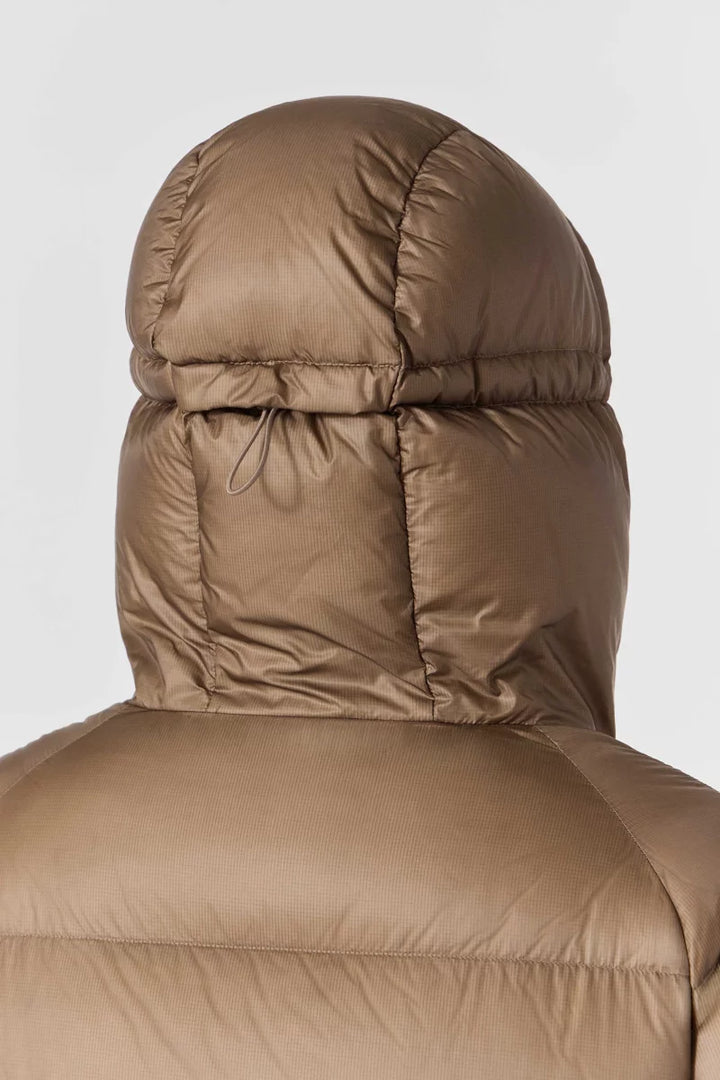 GERTRUDE - Doudoune Zaza en ripstop fin Marron taupe