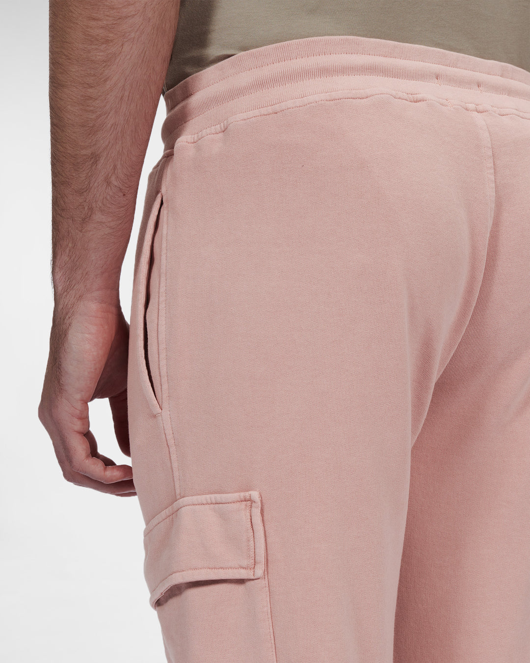 CP Company Pantalon de jogging Cotton Fleece Pale Mauve