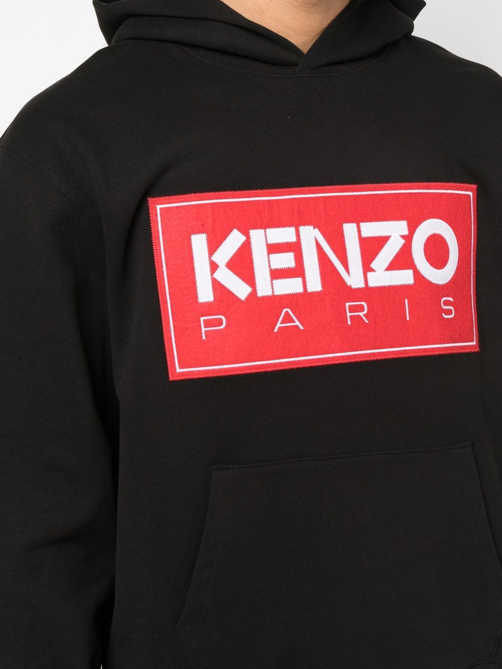 Kenzo Sweat à capuche noir Paris