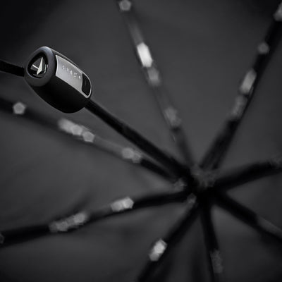 Senz° Parapluie pliable noir mini automatique noir