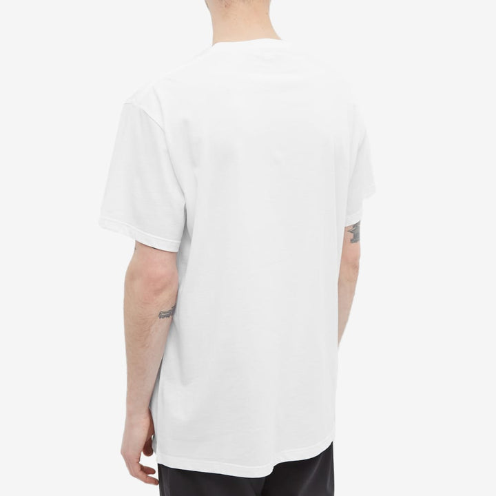 Alexander Mc Queen - T-shirt à logo imprimé tête de mort blanc - Lothaire boutiques