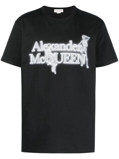 Alexander Mc Queen - T-shirt black and White - Lothaire