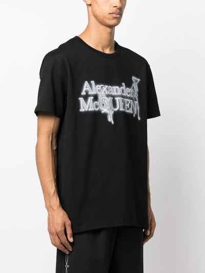 Alexander Mc Queen - T-shirt black and White - Lothaire