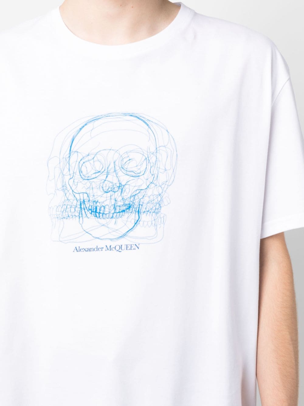 Alexander Mc Queen - T-shirt Skull à imprimé graphique - Lothaire