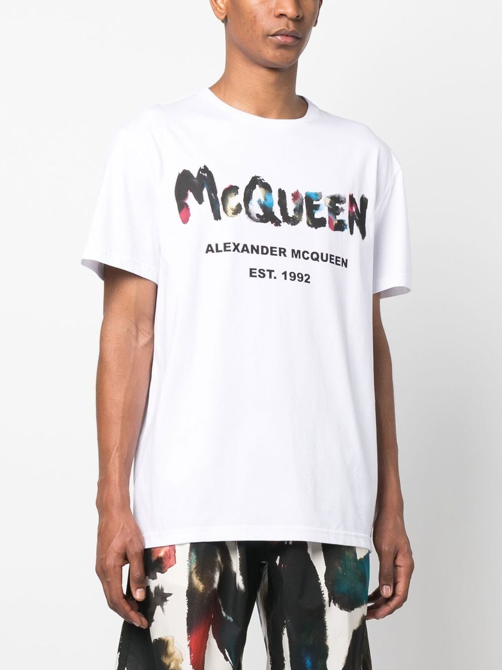 Alexander Mc Queen - T-Shirt Watercolour Graffiti - Lothaire