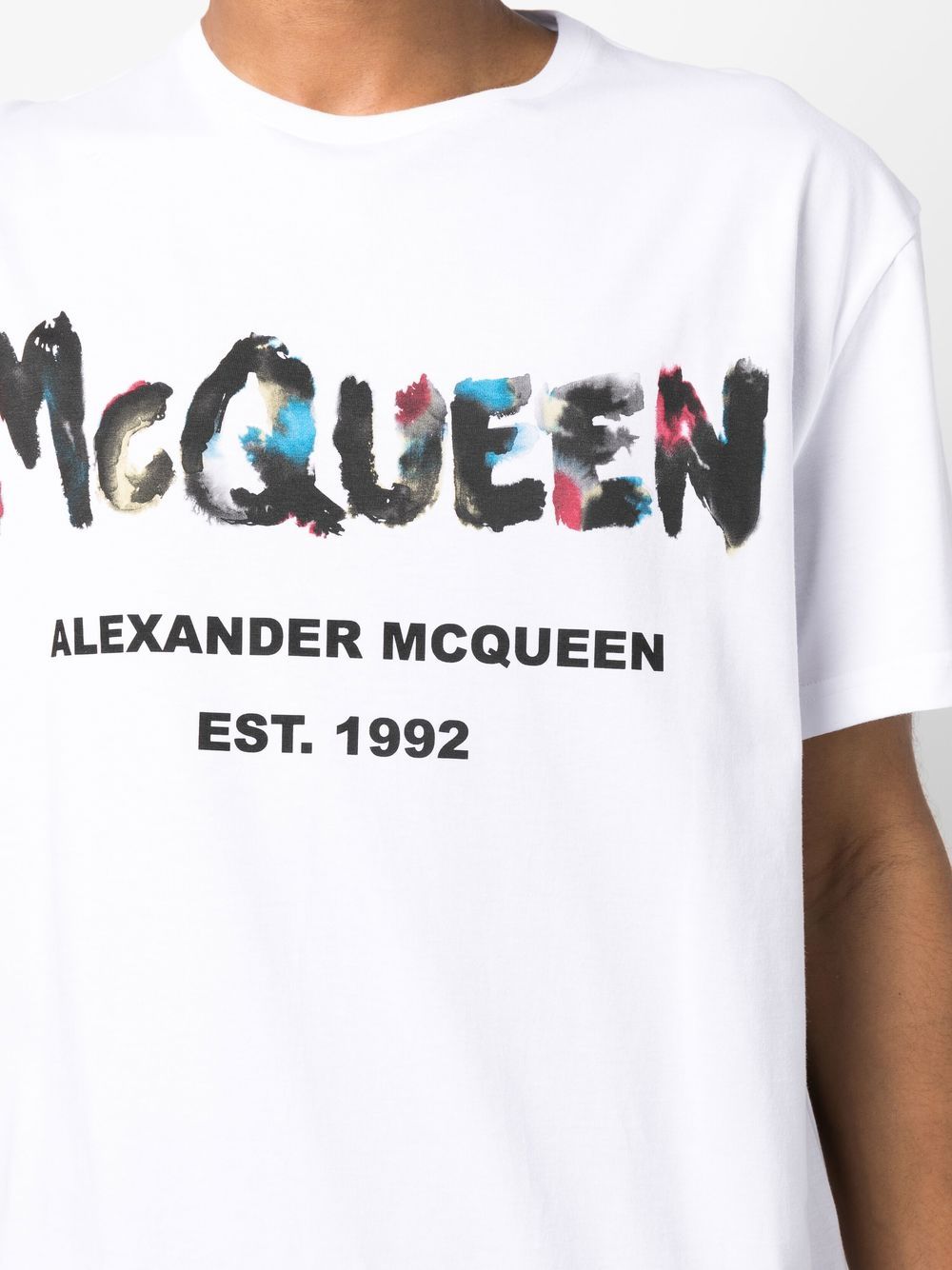 Alexander Mc Queen - T-Shirt Watercolour Graffiti - Lothaire