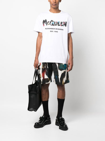 Alexander Mc Queen - T-Shirt Watercolour Graffiti - Lothaire