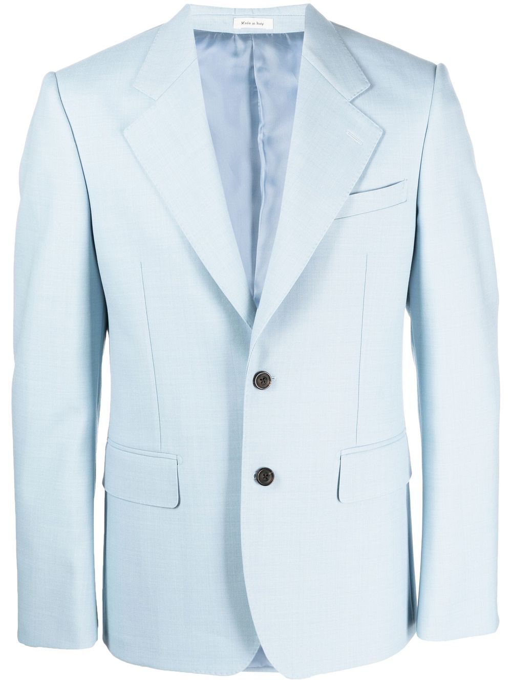 Alexander Mc Queen - Veste à boutonnage simple en sergé Pale Blue - Lothaire