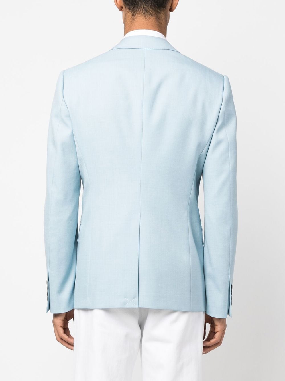 Alexander Mc Queen - Veste à boutonnage simple en sergé Pale Blue - Lothaire