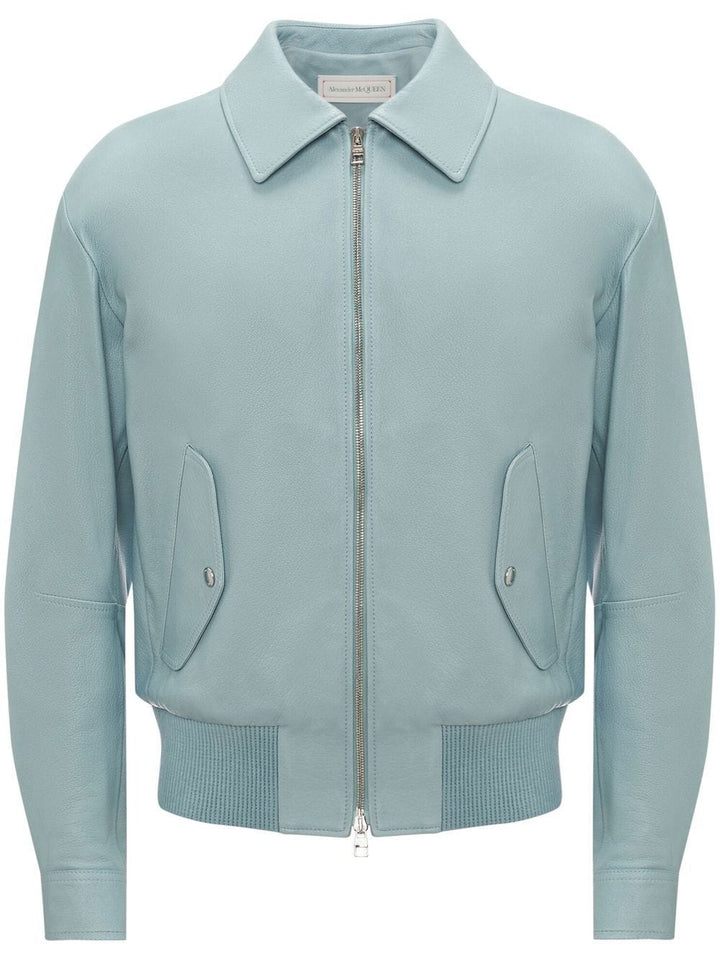 Alexander Mc Queen - Veste Bomber en cuir - Lothaire