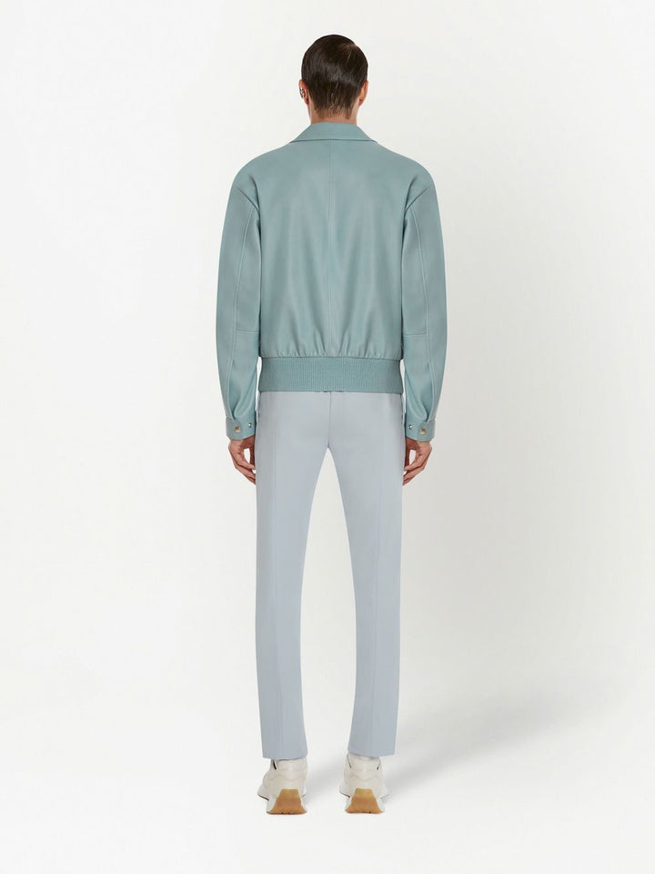 Alexander Mc Queen - Veste Bomber en cuir - Lothaire