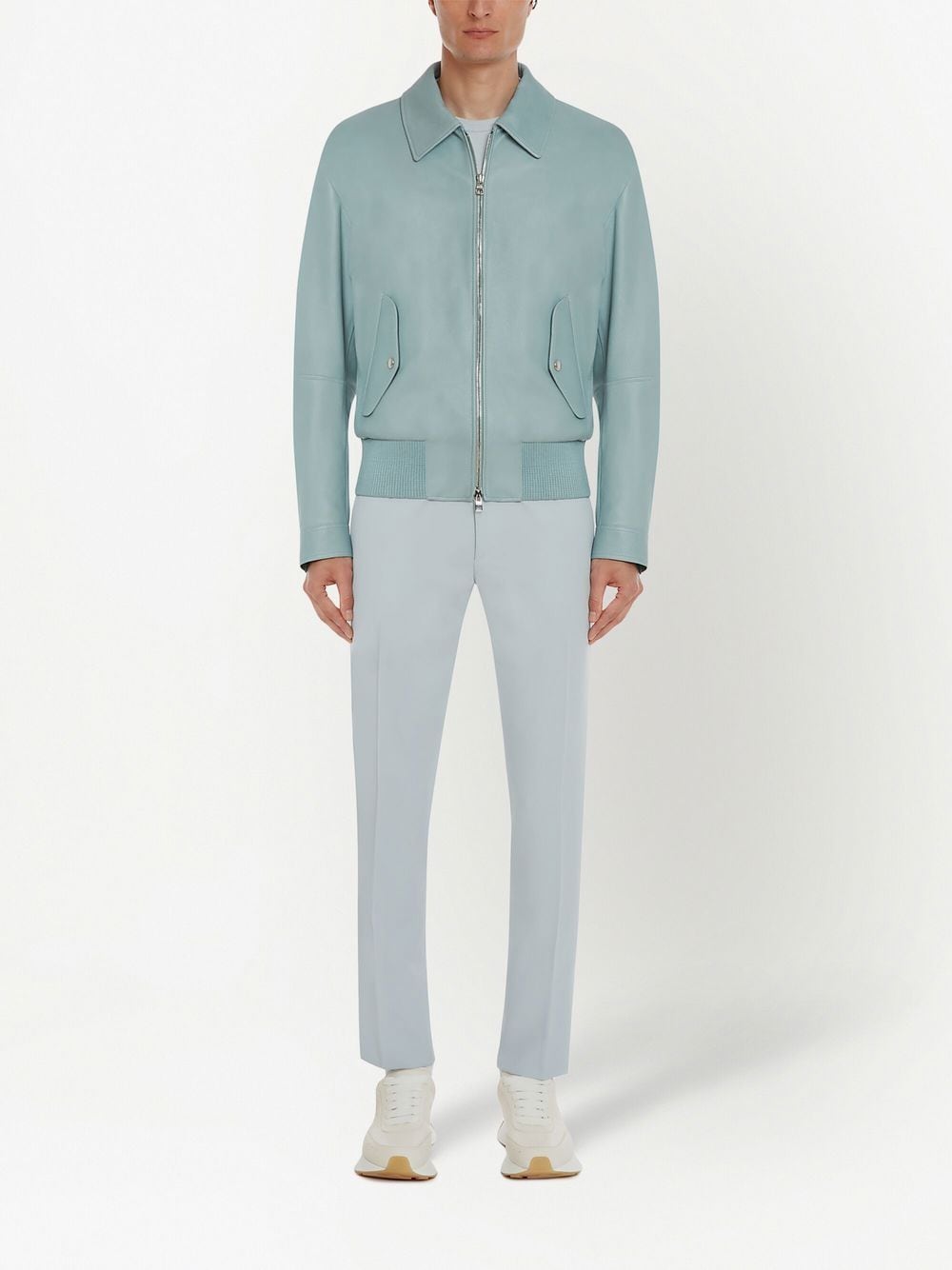 Alexander Mc Queen - Veste Bomber en cuir - Lothaire