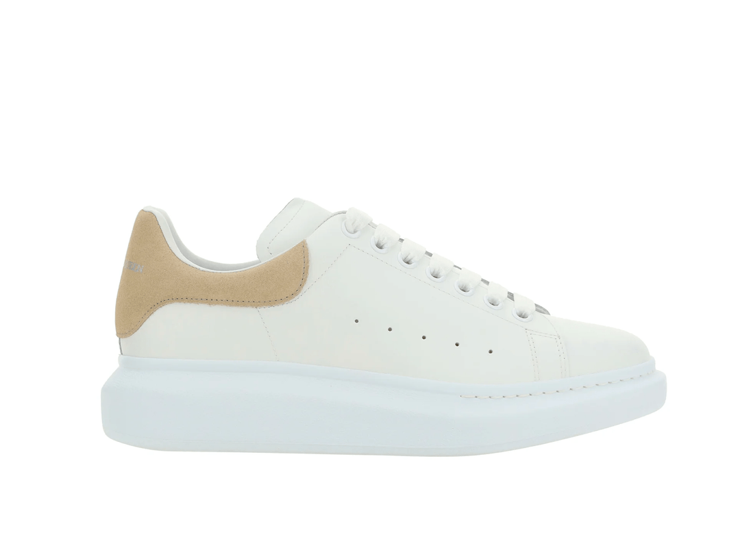 Alexander McQueen - Baskets oversize blanches et Camel - Lothaire