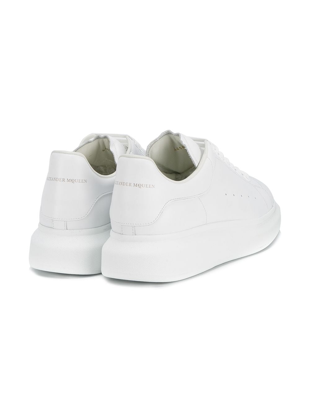 Alexander McQueen Baskets oversized Blanc - Lothaire boutiques