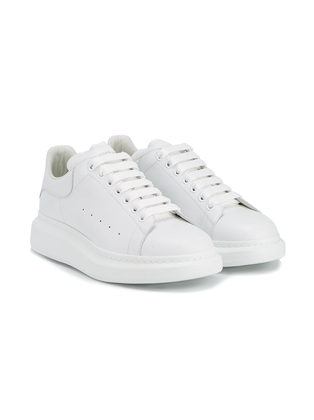 Alexander McQueen Baskets oversized Blanc - Lothaire boutiques