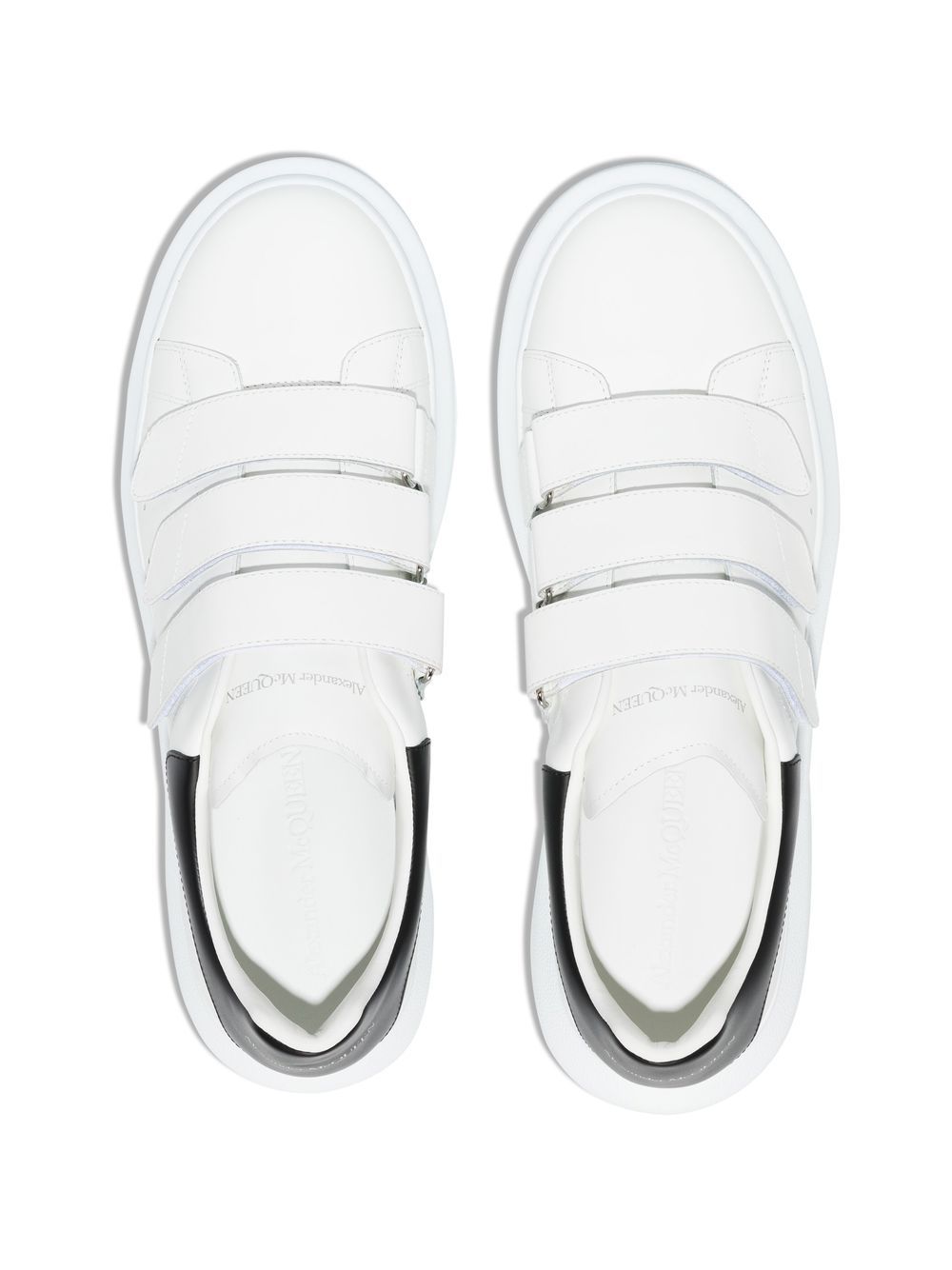 Alexander McQueen - Baskets oversized Blanc/Noir - Lothaire boutiques