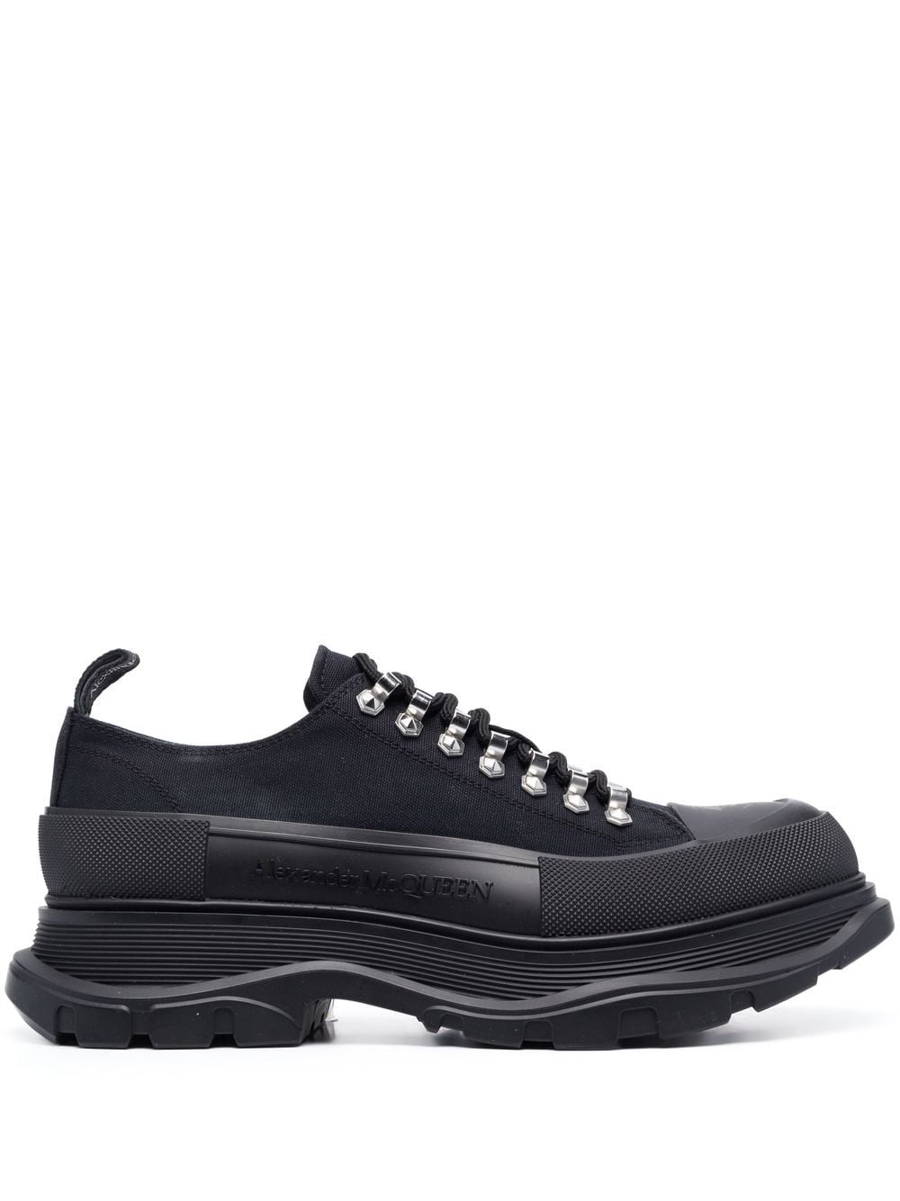 Alexander McQueen Baskets Tread Slick Argenté - Lothaire