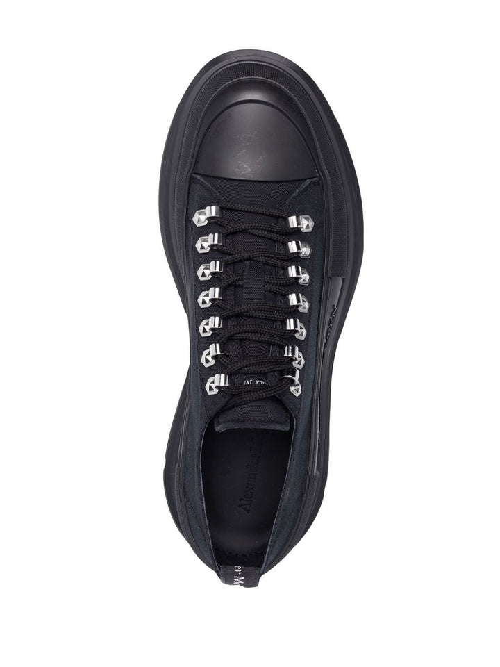 Alexander McQueen Baskets Tread Slick Argenté - Lothaire