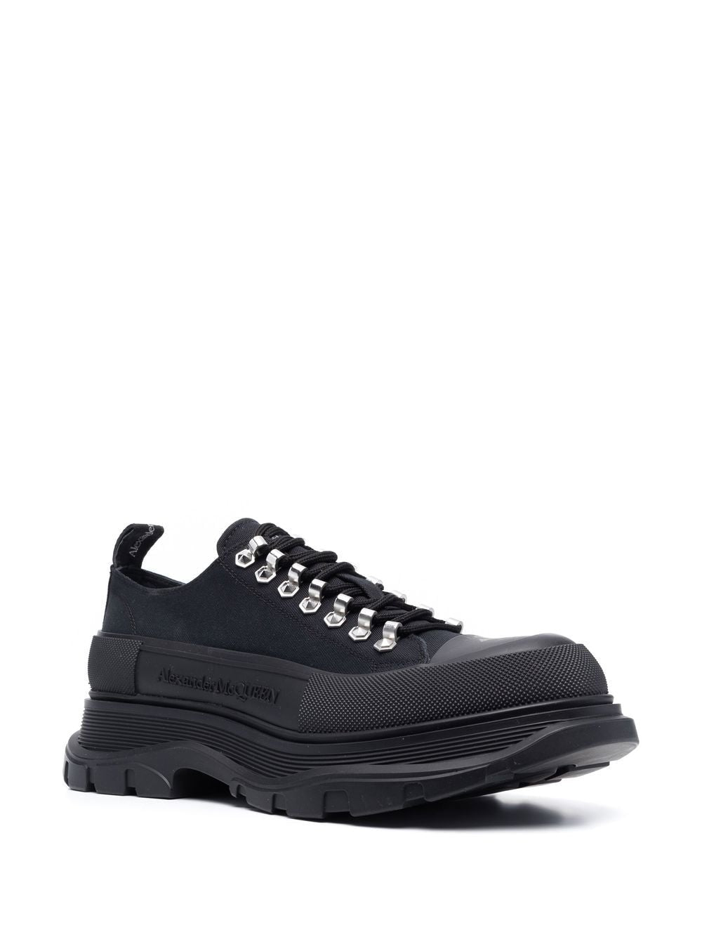 Alexander McQueen Baskets Tread Slick Argenté - Lothaire