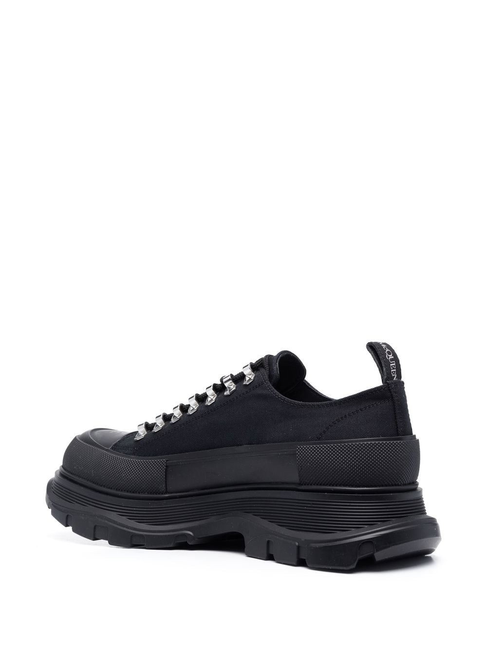 Alexander McQueen Baskets Tread Slick Argenté - Lothaire