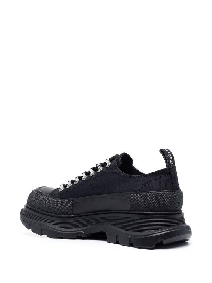 Alexander McQueen Baskets Tread Slick Argenté - Lothaire