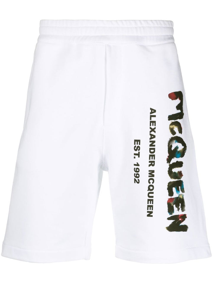 Alexander McQueen Bermuda Watercolour Graffiti - Lothaire