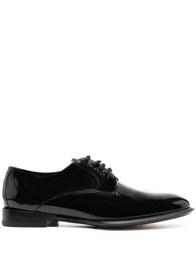 Alexander McQueen Chaussures oxford en cuir verni - Lothaire
