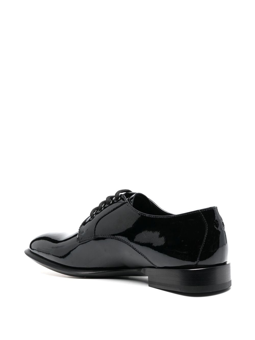 Alexander McQueen Chaussures oxford en cuir verni - Lothaire