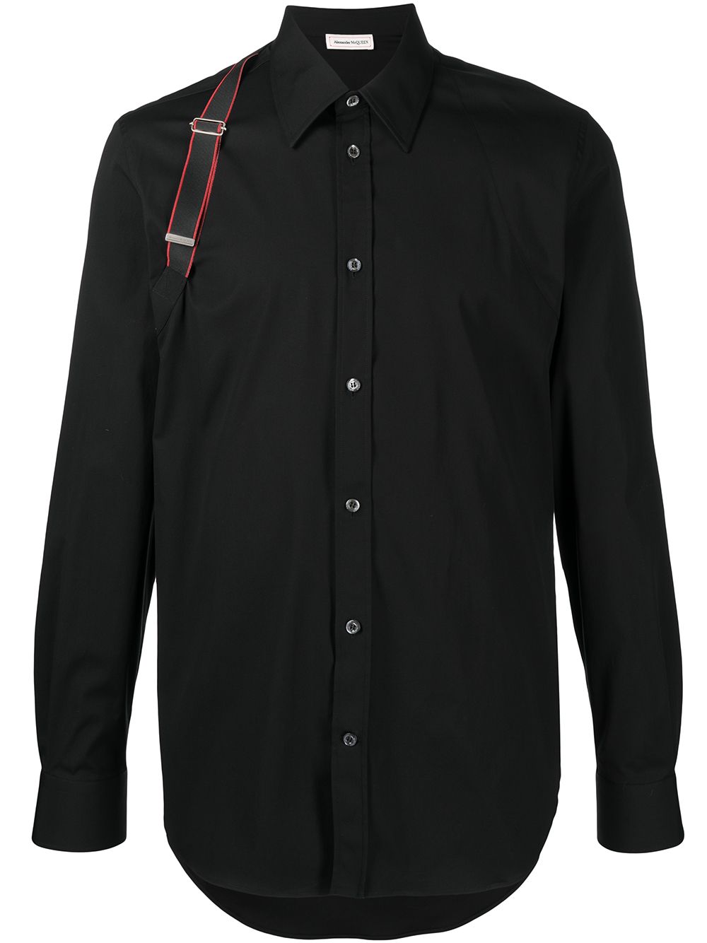 Alexander McQueen - Chemise black à harnais - Lothaire