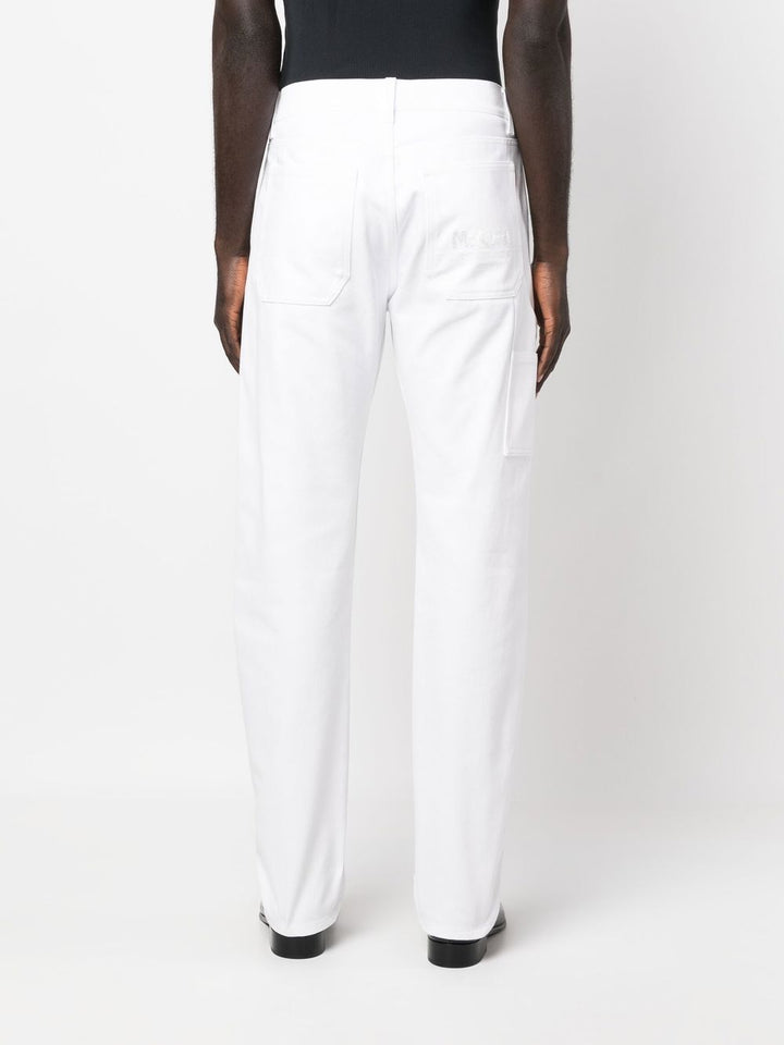 Alexander McQueen - Jean slim à logo brodé - Lothaire