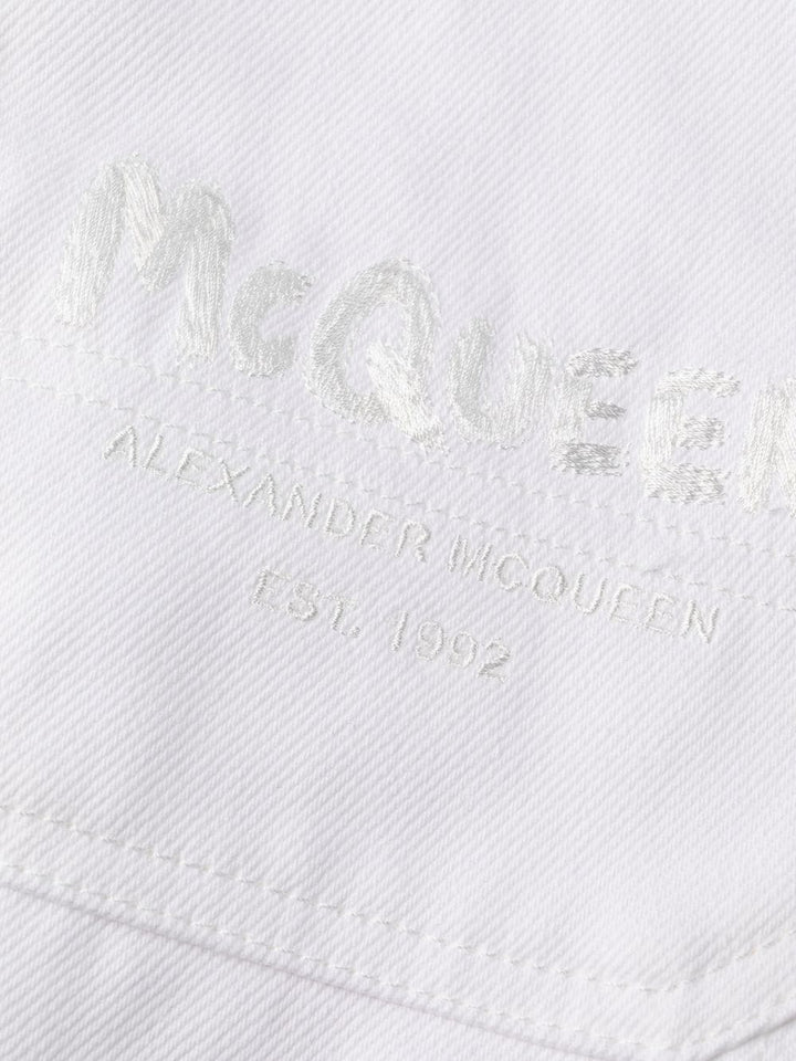 Alexander McQueen - Jean slim à logo brodé - Lothaire