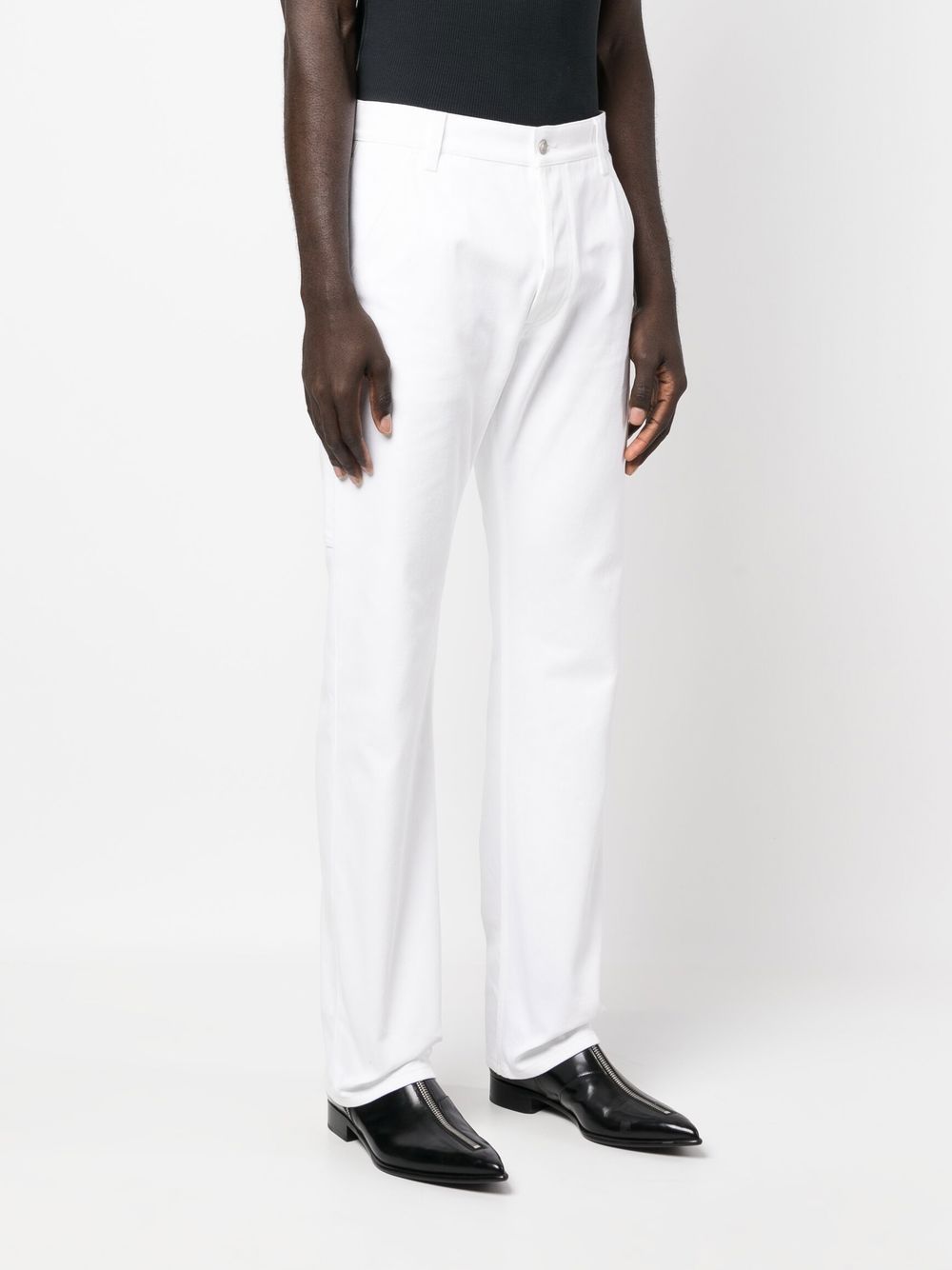 Alexander McQueen - Jean slim à logo brodé - Lothaire