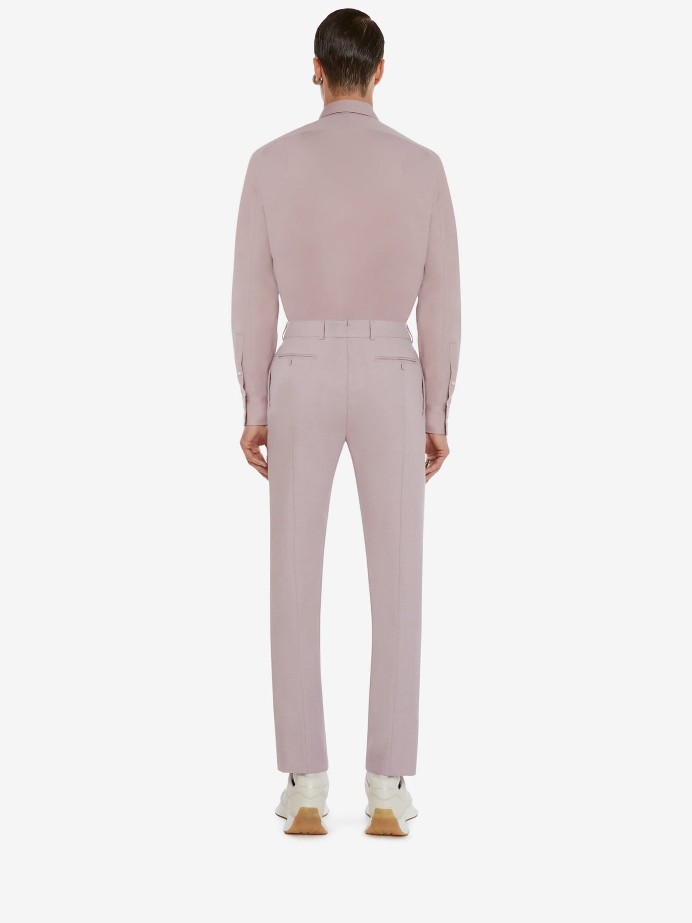 Alexander McQueen - Pantalon Cigarette Ajusté Lilas - Lothaire