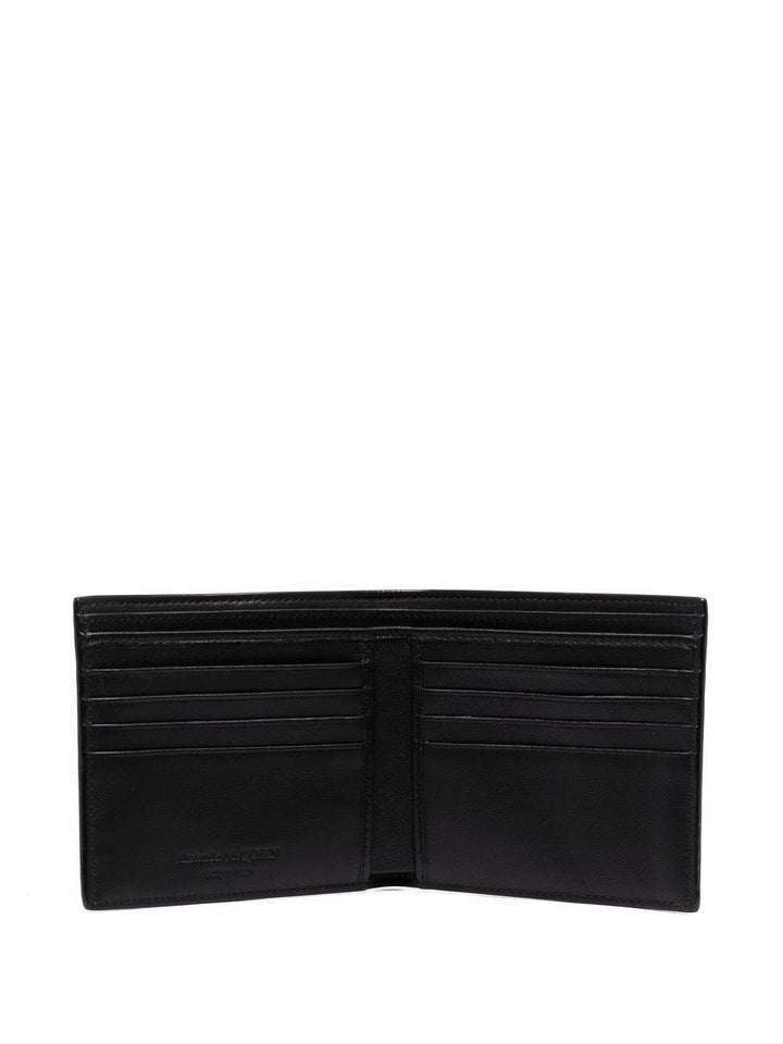 Alexander McQueen Portefeuille en cuir effet Crocodile - Lothaire boutiques