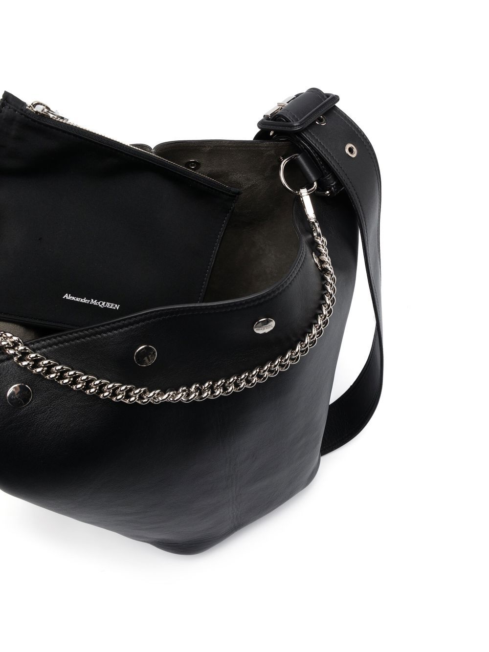 Alexander McQueen Sac porté épaule Biker - Lothaire boutiques