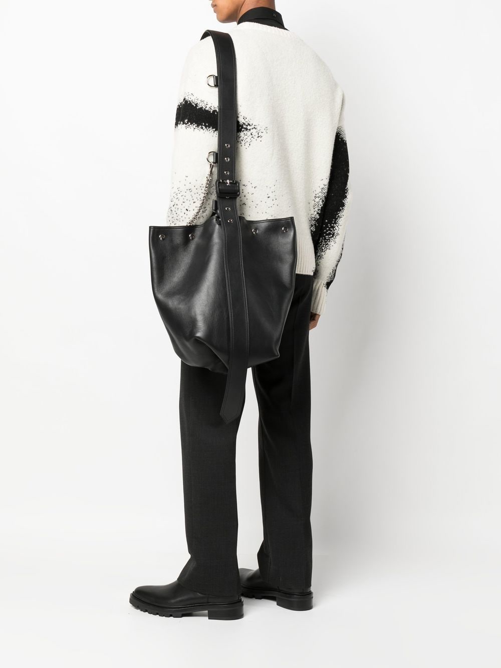 Alexander McQueen Sac porté épaule Biker - Lothaire boutiques