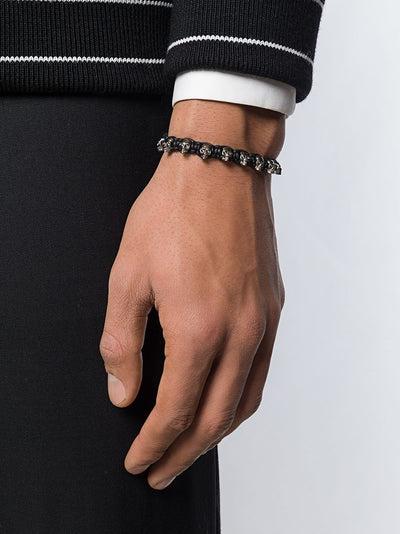 Alexander McQueen skulls bracelet - Lothaire boutiques (6937586827429)