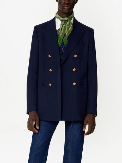 AMI Paris - Blazer en laine vierge à boutonnière croisée - Lothaire