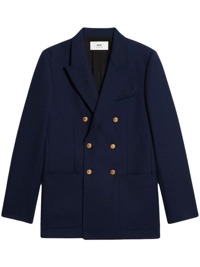 AMI Paris - Blazer en laine vierge à boutonnière croisée - Lothaire