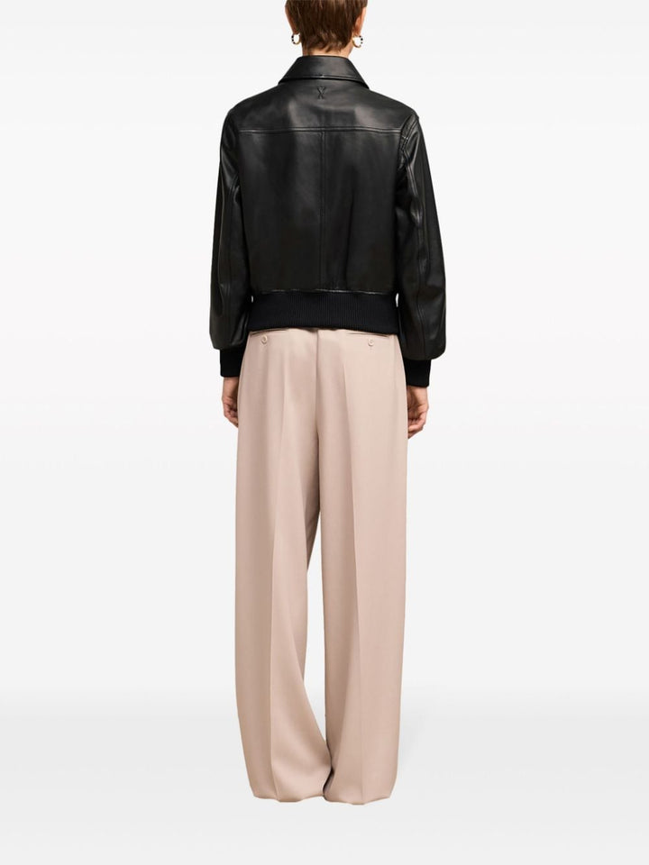AMI Paris - Blouson black Cuir - Lothaire