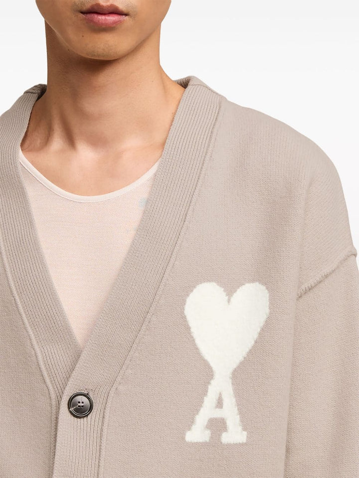 AMI Paris - Cardigan Ami de Coeur en laine - Lothaire